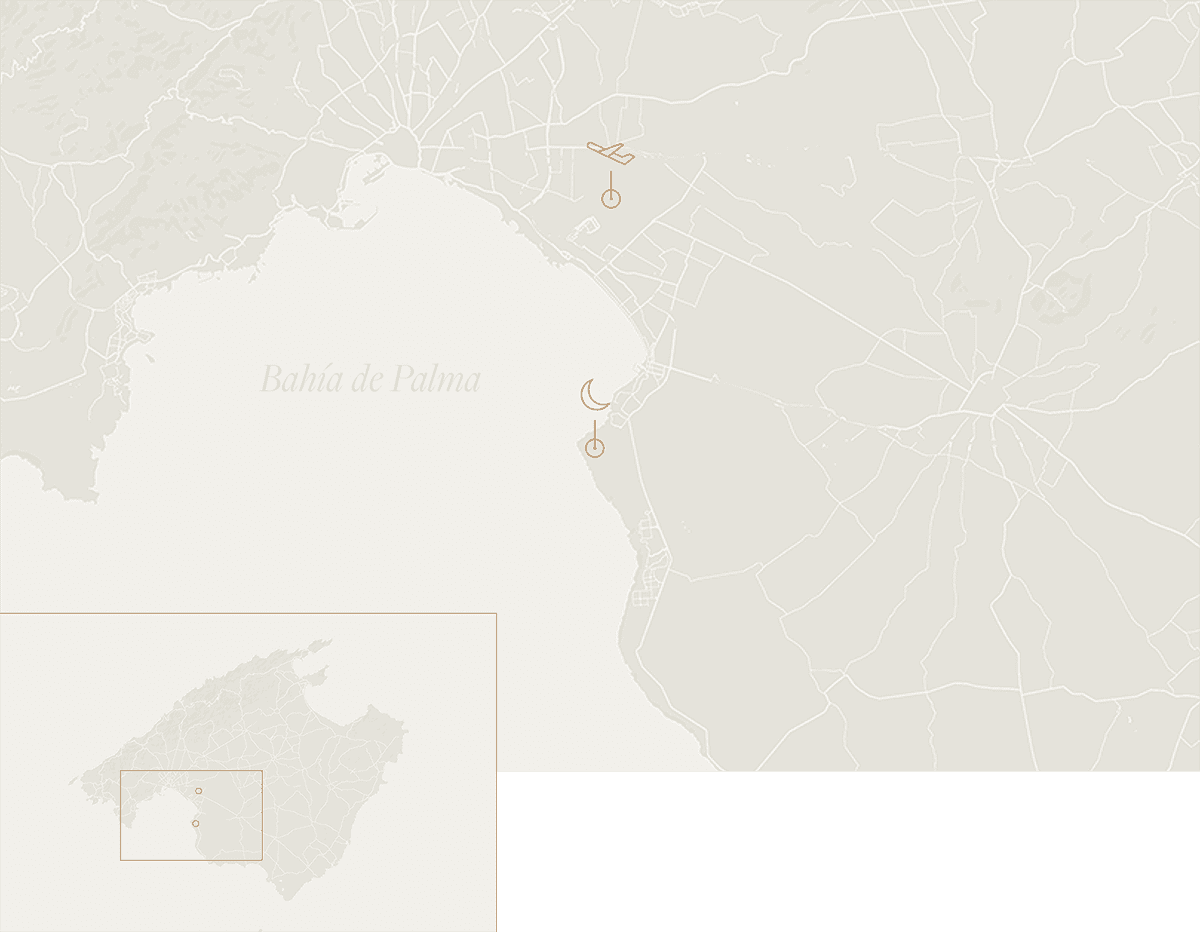 Cap Rocat Mapa